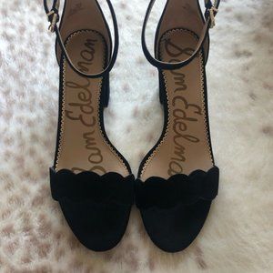 Brand New Sam Edelman Black Suede Odila Sandal